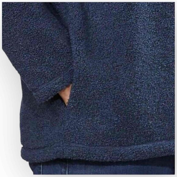 NWT Hi-Tec Men’s ¼ Zip Fleece Pullover – Navy – Size XL - Picture 4 of 7